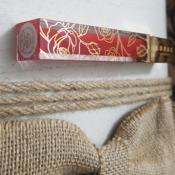💙🌟🧚‍♀️RED ROSE Lorac DISCONTINUED Beauty & the Beast RARE LipGloss NWOT - Picture 1 of 6